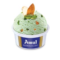 Amul Cup Ice cream (Zafrani-badam)